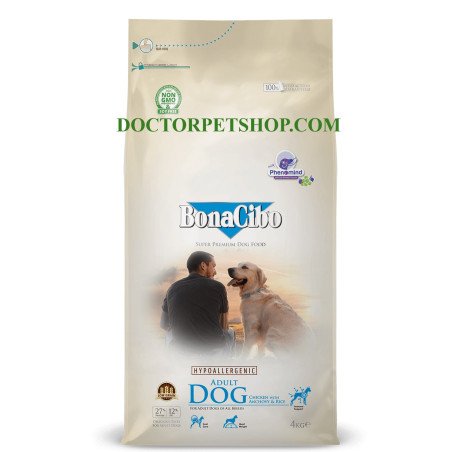 Bonacibo Adult Dog Chicken with Anchovy & Rice