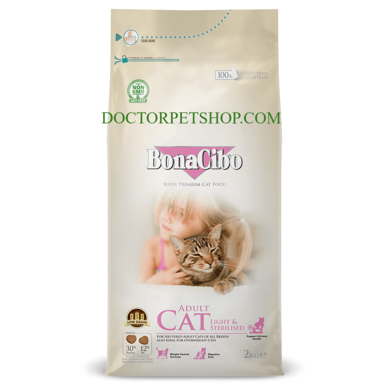 Bonacibo Adult Cat Light & Sterilised Bag Bonacibo Adult Cat Light & Sterilised Bag