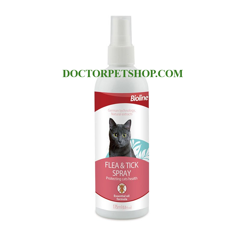 Bioline Cat Flea & Tick Spray 175 ml