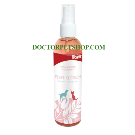 Bioline Pets Deodorizing Peach Blossom Freshing Spray  118 ml