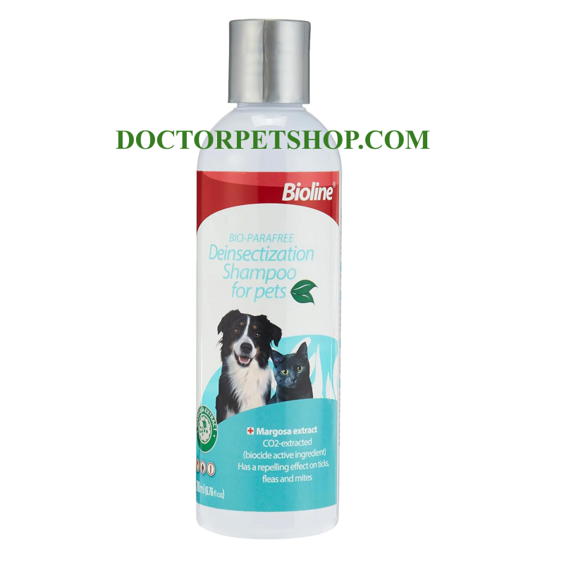 Bioline Dog Flea & Tick De-insectization Shampoo 250 ml Bioline Dog Flea & Tick De-insectization Shampoo 250 ml