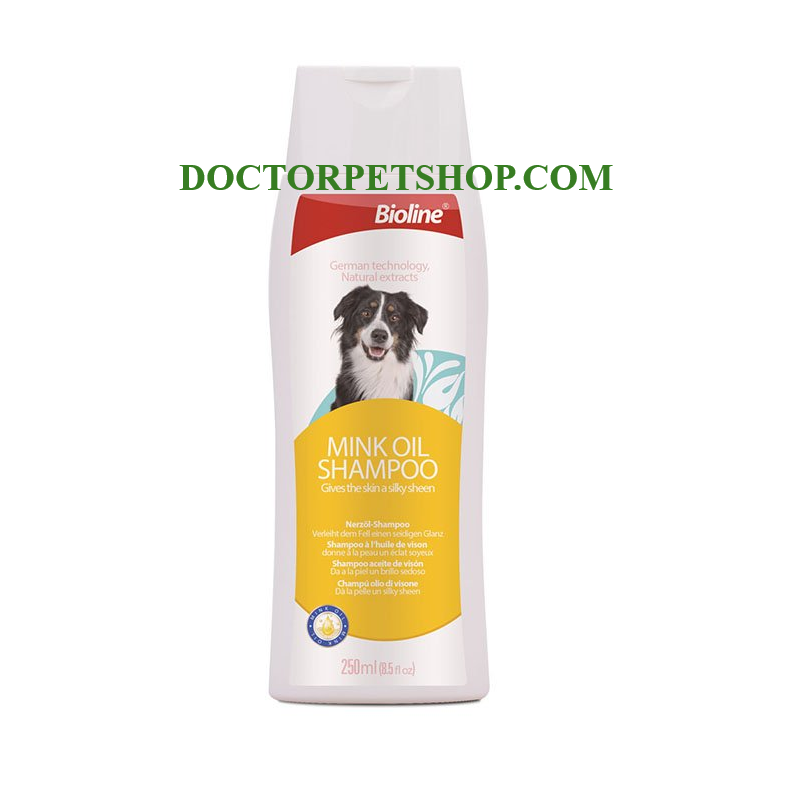 Bioline Dog Cleansing Care Mink Oil Shampoo 250 ml