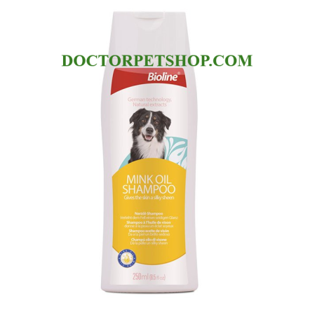 Bioline Dog Cleansing Care Mink Oil Shampoo 250 ml