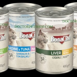 Bonacibo Adult Cat - Chunks in Jelly / Plate 400 g Canned